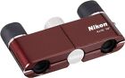 Nikon Binoculars Yu 4x10d Cf Roof Prism 4x10 Wine Red 4x10dcf Made In Jpn
