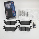 Akebono Act1120 Rear Disc Brake Pad Set Fits Hummer H3t H3 2006 2007 2008-2010