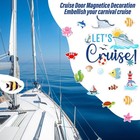 27 Pcs Cruise Ship Door Magnets Decorations Cute Ocean Animal And Plants Magn   