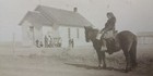1914 Park Kansas Dpo Gove Co Schoolhouse Rppc Photo Postcard Stamp Antique O14