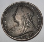 1 - British  - 1897 Penny - Queen Victoria