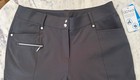 Gg Blue Bogey Shorts High Rise Golf Luxe Sport Wear Sz 8 Smoke Gray Wicking Nwt