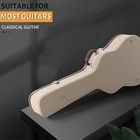 Glarry 39  Microgroove Beige Hard Shell Classical Guitar Hard Case Beige