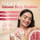 Silkle Silicone Body Scrubber     Gentle Exfoliating Shower Scrubber For Body   Ba