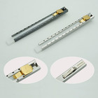 Flat Soapstone Holder 2pcs Flat Soapstone Pens With 12pcs Soapstone Refills For