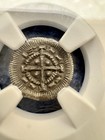Hungary Middle Ages - Bela Ii  1131-41  Silver Denar Ngc Certified Ancient Coin