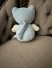 Owl Plush Baby Sleep Soother Sound Machine Night Light Projector Blue white