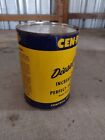 Vintage Cen Pe Co Diesel Oil Can Old Quart Tin Sign Rare Handy Metal Gulf Shell