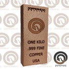 5 X 1 Kilo Kg Copper Bars  11 Pounds Lbs Total  Copperhead Design Kilogram Ingot