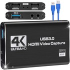 4k Full Hd Audio Video Capture Card Usb 3 0 Hdmi Video Capture Device Recording