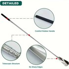 New Extra Long Handle Shoe Horn Stainless Steel 25  Handled Metal Shoehorn Horns