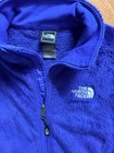 The Northface Women   s Osito Jacket Medium Blue Cozy Fleece Zip Up 