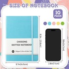 10 Pack Bullet Dotted Journal Notebook Bulk  A5 Dot Grid Notebook With 100 Gs   