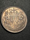 1944 Canada Half Dollar Silver Coin Nice Au 