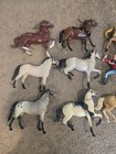 Lot Of Vintage 1950s Hartland Plastic Western Figures   Horses Roy Rogers