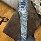 Valabasas Men   s Blue Denim Skinny Slim Fit Jeans Mid Rise Medium Wash 28