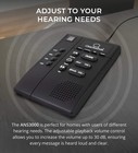 Clearsounds Ans3000 Amplified Answering Machine For Analog Telephones Landline