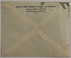 1940 s Jerusalem Palestine Cover Sent To New York Barclays Bank