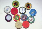 Lot Of 12 Vintage Collectible Casino Poker Chips Las Vegas Niagara Bdk