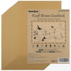 40 Sheets Brown Kraft Cardstock - 8 5   X 11   Double-sided Cover Card Stock    
