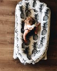 Dock A Tot Deluxe Plus Dock Baby Lounger 0-8 Months Pineapple Black White