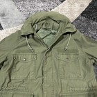 Military Jacket Cold Weather Medium Field Coat M65 Green Vietnam Era Liner Zip