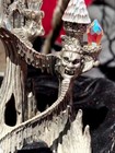 Perth Pewter Wizard s Castle 4 Crystals 5  T  Great Condition 