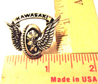 Kawasaki Pin Vintage Collectible Japanese Motorcycle Biker Pinback Memorabilia