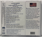 Samuel Barber Complete Published Solo Piano Music Naxos American Classics Cd