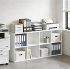 8-cube Storage Organizer Shelf  Open Cube Bookshelf  Reversible Bookcase  Sturdy
