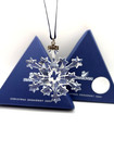 2004 Swarovski Snowflake Star Annual Ornament 631562 Crystal Rockefeller Center
