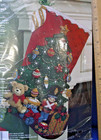 Bucilla Felt Stocking Kit -under The Tree 18  Xmas Decor Craft Kit Complete Read