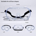 Safety Goggles Over Glasses Lab Work Protective Eyewear Chemical Splash