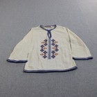 Vintage Betyk Shirt Vest Set Girls 3t 4t Red Greek Embroidered Gauze Folk Greece
