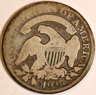 1833 High 3 Capped Bust Silver Dime 