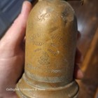 Antique French Brass Lampe De Surete Inexplosible Safety Oil Lamp Kerosene