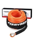 3 16    Winch Rope Cable 50 Ft 8500 Lbs Atv utv 3 16  X 50ft W o Hook Orange