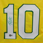 Pele Signed Vintage Brazil Fc Home Soccer Jersey  10 With Beckett Coa