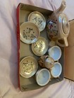 Vintage Sonsco 1940 s  Toy China Tea Set - Made In Japan Original Box Lustreware