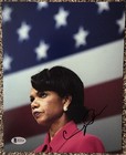 Condoleezza Rice Hand Signed Auto 8x10 Photo Secretary Of State Beckett Bas