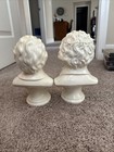 Pair Of Vintage Ceramic Arnel s Bust Statue Of Mozart   Beethoven