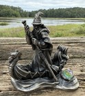 The Wizard Of The Lake 3106 Myth   Magic Wapw Tudor Mint - Pewter Figure Dragon