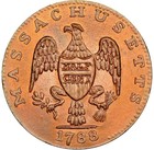 1788 - Massachusetts 1 2 Cent - Evans Restrike - Ngc Ms66rb - Ex  Eric P  Newman