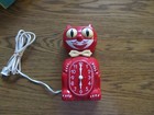 Rare Red Vintage Kit Cat Klock 1960s Electric Clock Model D8 El Monte