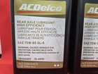 Ac Delco 10-4091 High Efficiency Rear Axle Lubricant Sae 75w-85   Pack Of 2qts