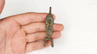 Ancient Chinese Small Bronze Buddha Figure Northern Wei Dynasty 386-534 A d 