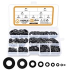 684pcs Metric Flat Washer Assortment Kit - M2-m12 Black Zinc Plated Steel