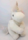 Ty Large Plush Beanie Buddy - Mystic  white Unicorn  Nm W  Bent Tag