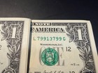1 Pack Of  1  one Dollar  Bills -bep-100 Unc With Triple Bookends 