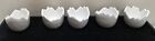 Vtg Set 5 Porcelain Egg Cups Broken Cracked Egg Shell Style Pier 1 Imports Italy